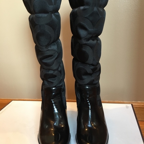Coach rain boots. - Picture 2 of 3